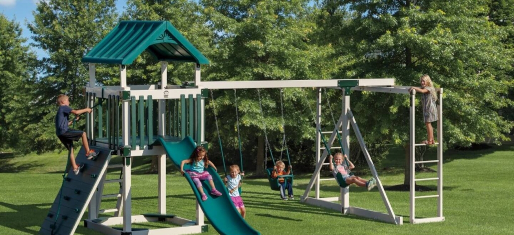 used vinyl swing sets for sale